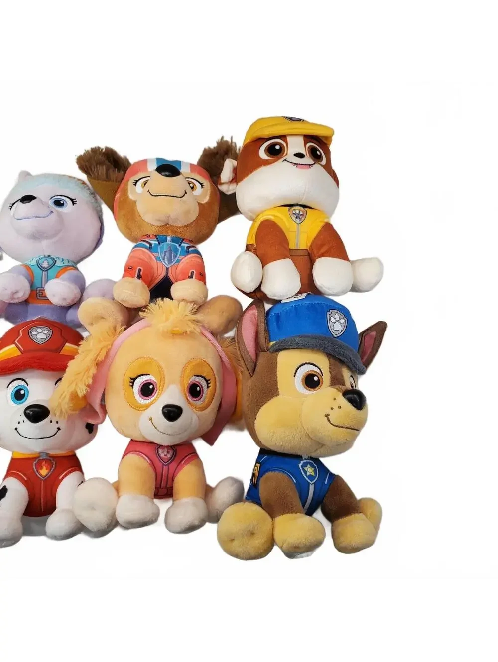 Paw Patrol Plush Toy Lot Skye Everest Rubble Chase Marshall 8
